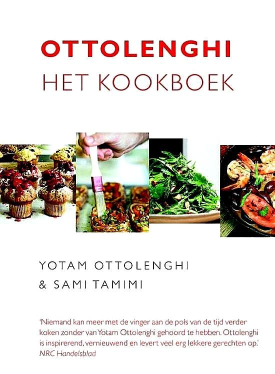 Ottolenghi , Yotam . & Sami Tamiami . [ isbn 9789059564282 ] 3522 - Ottolenghi het Kookboek . ( Als je aan Ottolenghi denkt, denk je aan spattende kleuren. En aan spatterende smaken. Dit eten is het vrolijkste ter wereld. ) 'Niemand kan meer met de vinger aan de pols van de tijd verder koken zonder van -