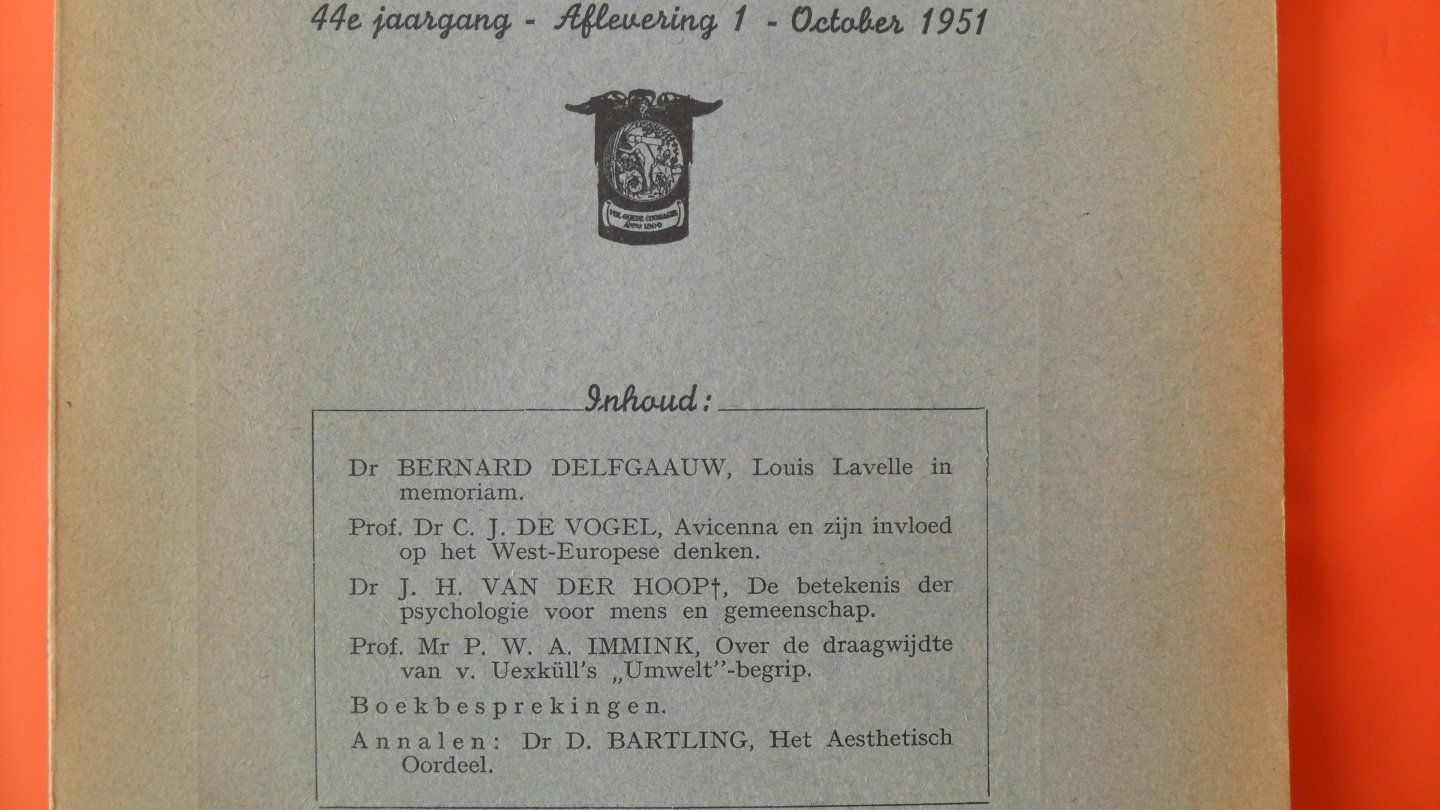 Pos/ Bartling en anderen - Algemeen Nederlands Tijdschrift voor Wijsbegeerte en Psychologie