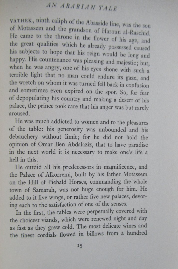 Beckford, William - Vathek