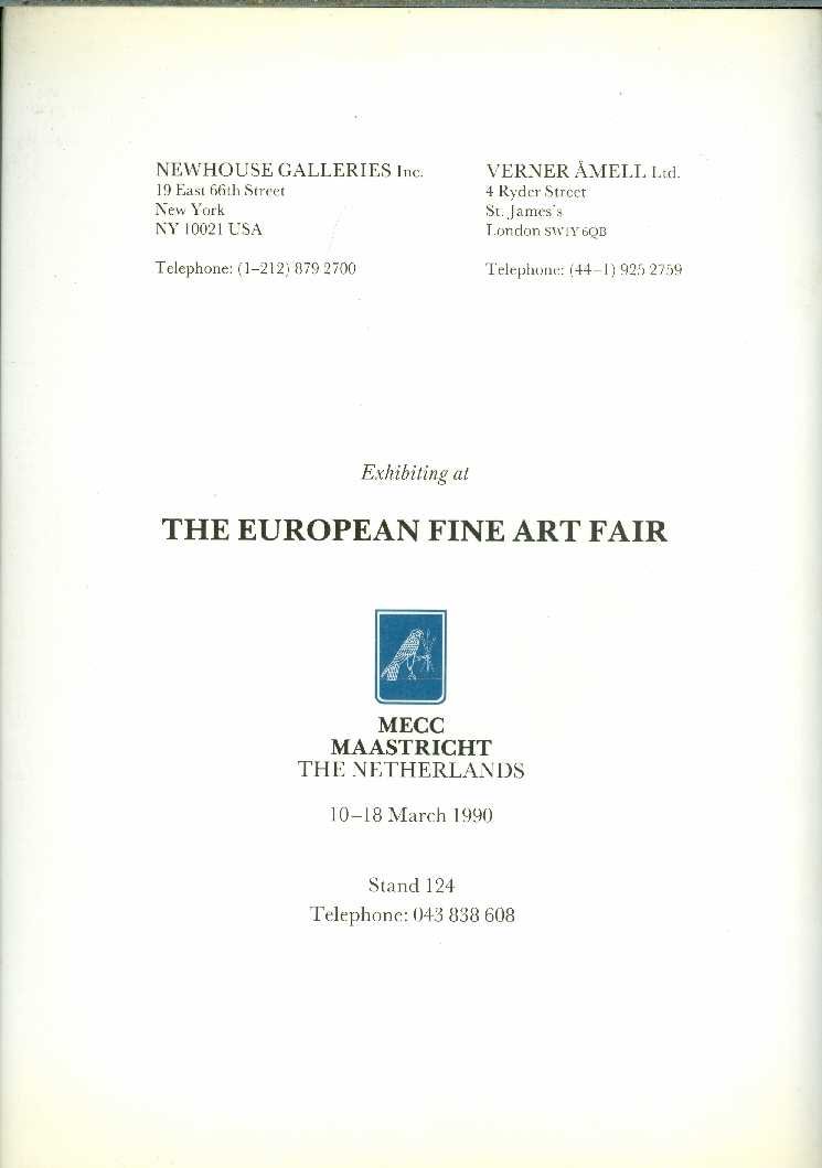  - Exhibiting at The European Fine Art Fair - 1990