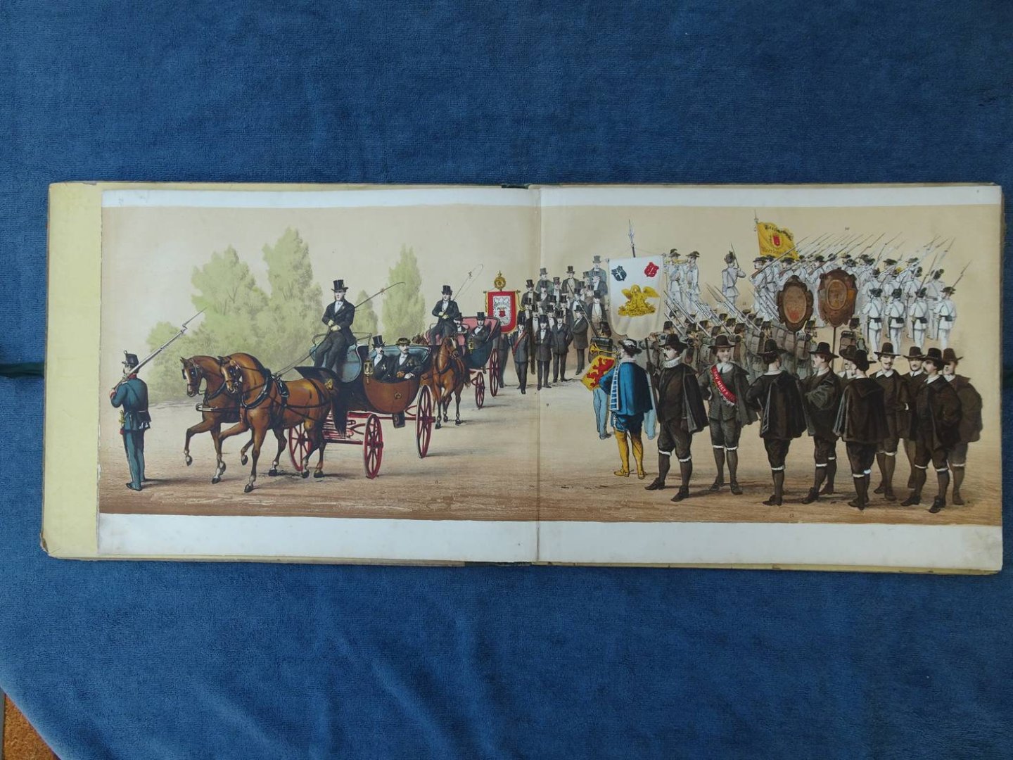 N.n.. - Optocht gehouden te Haarlem den 1en april 1872.