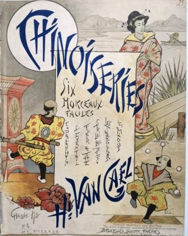Van Gael, Henri: - Chinoiseries. Six morceaux faciles. No. 5. Op. 76. Les jongeurs