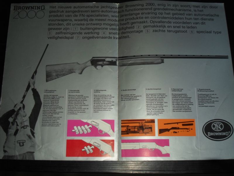  - Folder Browning 2000, De Super Klasse, Fabrique Nationale Herstal NV