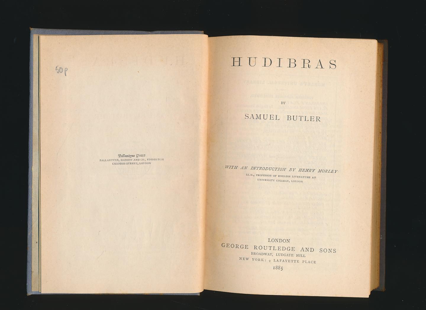 Samuel Butler - Hudibras