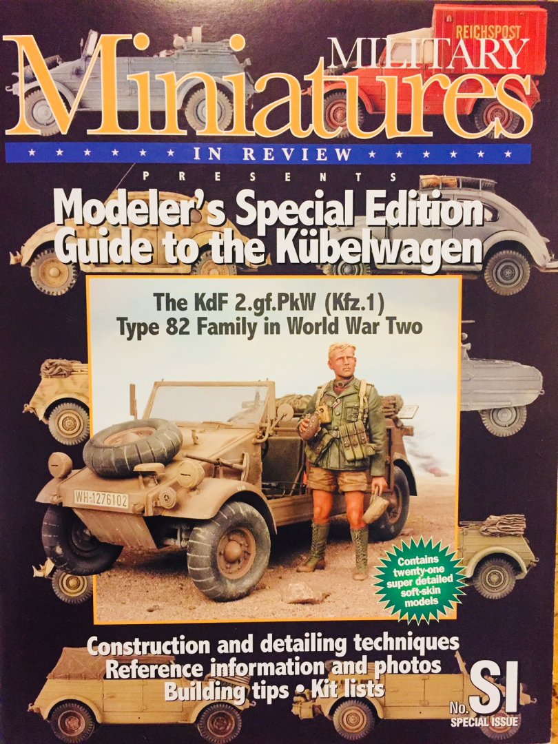 Porter, Joe. - Modeler's Special Edition Guide to the Kübelwagen. The KdF 2.gf.PkW (Kfz.1) Type 82 Family in World War Two.