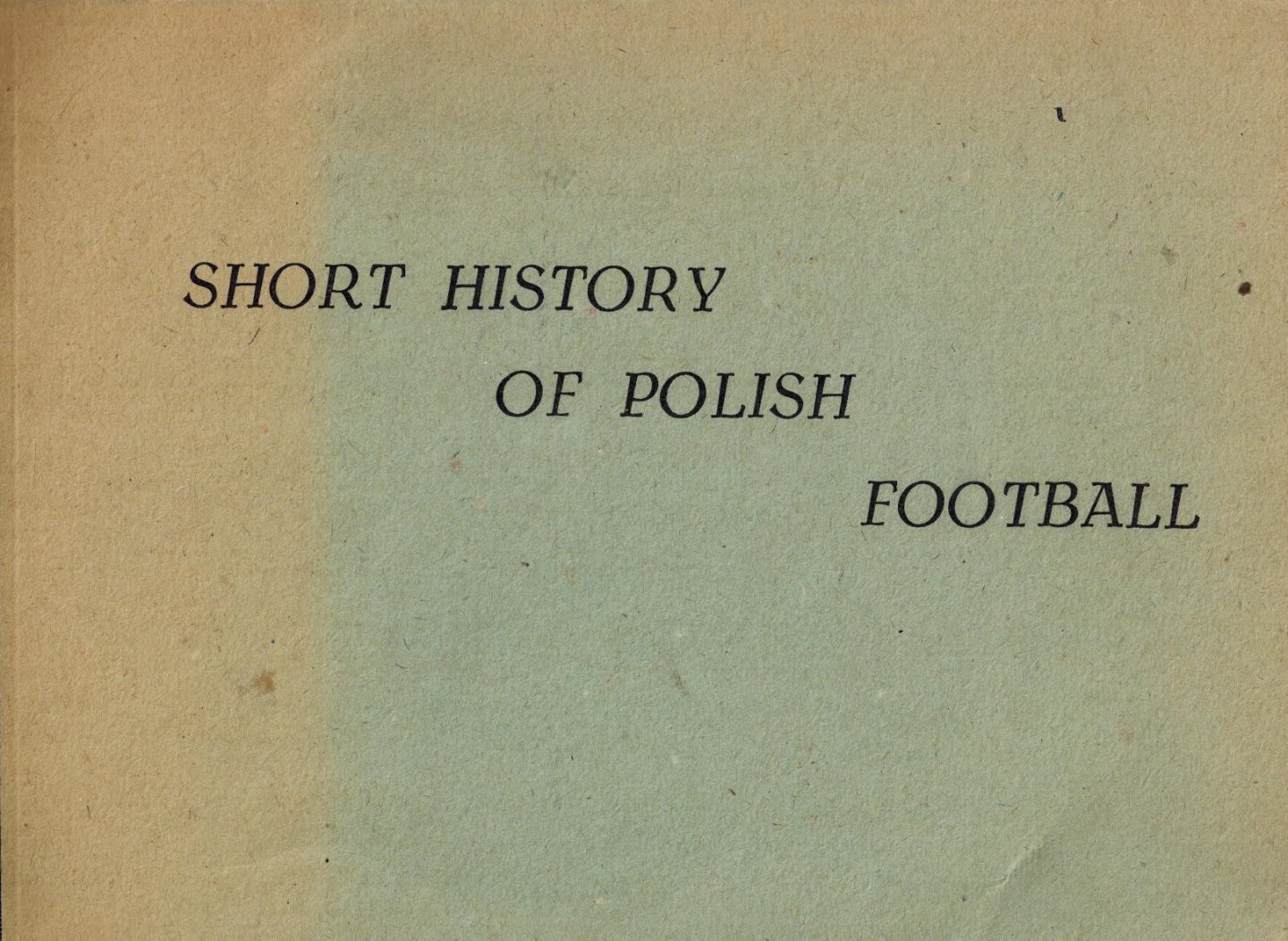 Dariusz Rostkowski - Short History of Polish Football