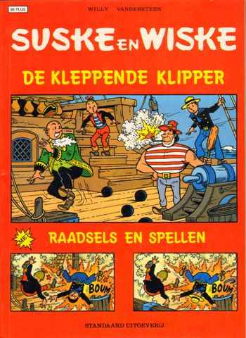 Vandersteen, Willy - Suske en Wiske nr. 095 Plus, De Kleppende Klipper + Raadsels en spellen, gave staat