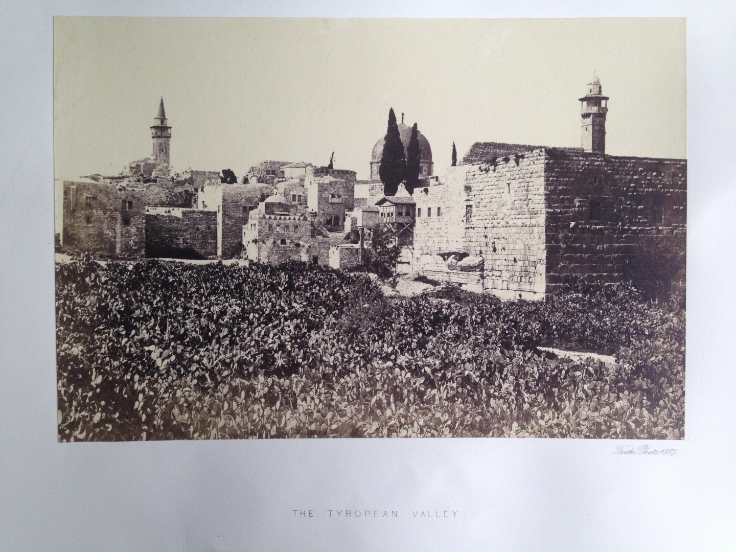 Frith, Francis - The Tyropean Valley, Series Egypt and Palestine