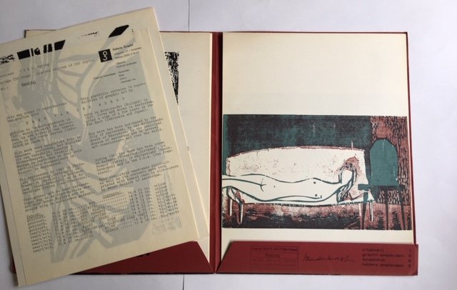 Burgt, Flip van der - Map met 10 reproducties van grafiek door Flip van der Burgt / Portfolio with 10 reproductions of Graphic art by Flip van der Burgt