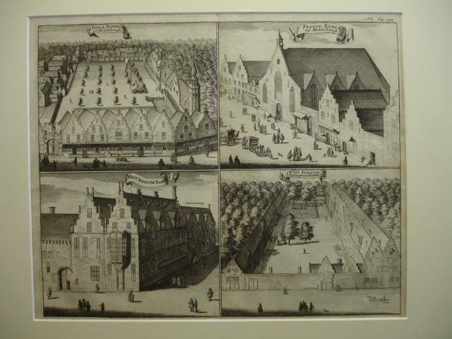 Middelburg. - D'Edele Handboog tot Middelburgh. - France Kerck tot Middelburgh. - West Indische Kamer. - West Indische Packhuysen tot Middelb.