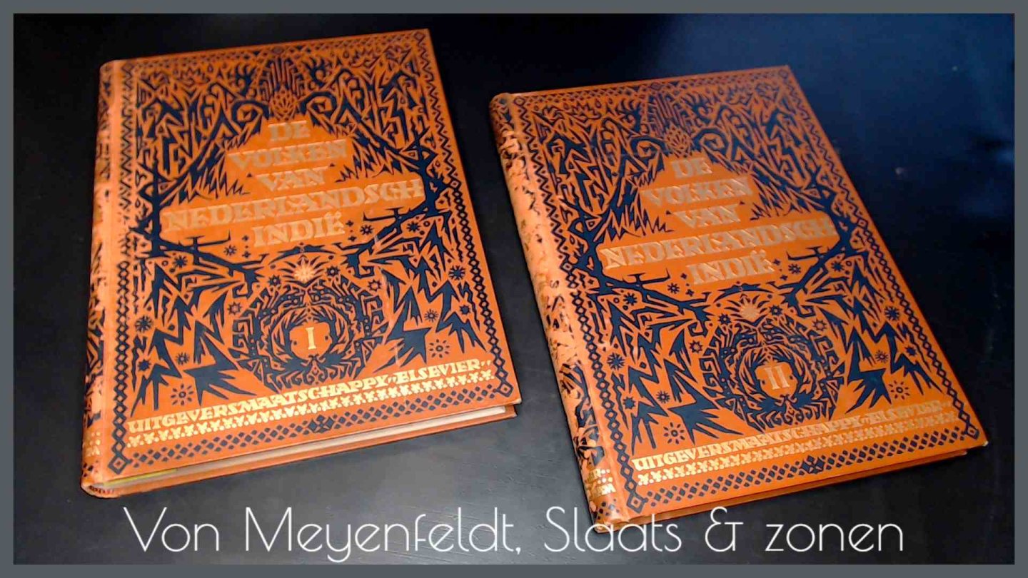 Eerde, J. C. van - De volken van Nederlandsch Indie in monographieen - Twee delen (compleet)