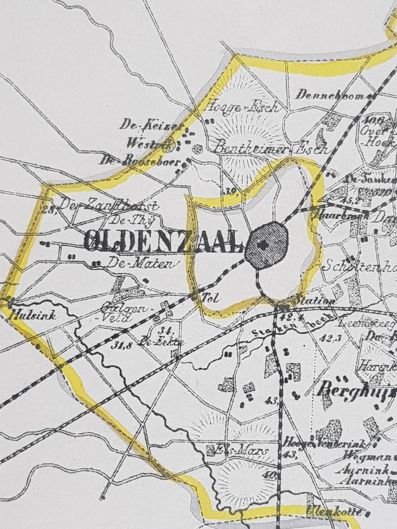 Kuyper - Kuyper kaart Gemeente Losser ca. 1865