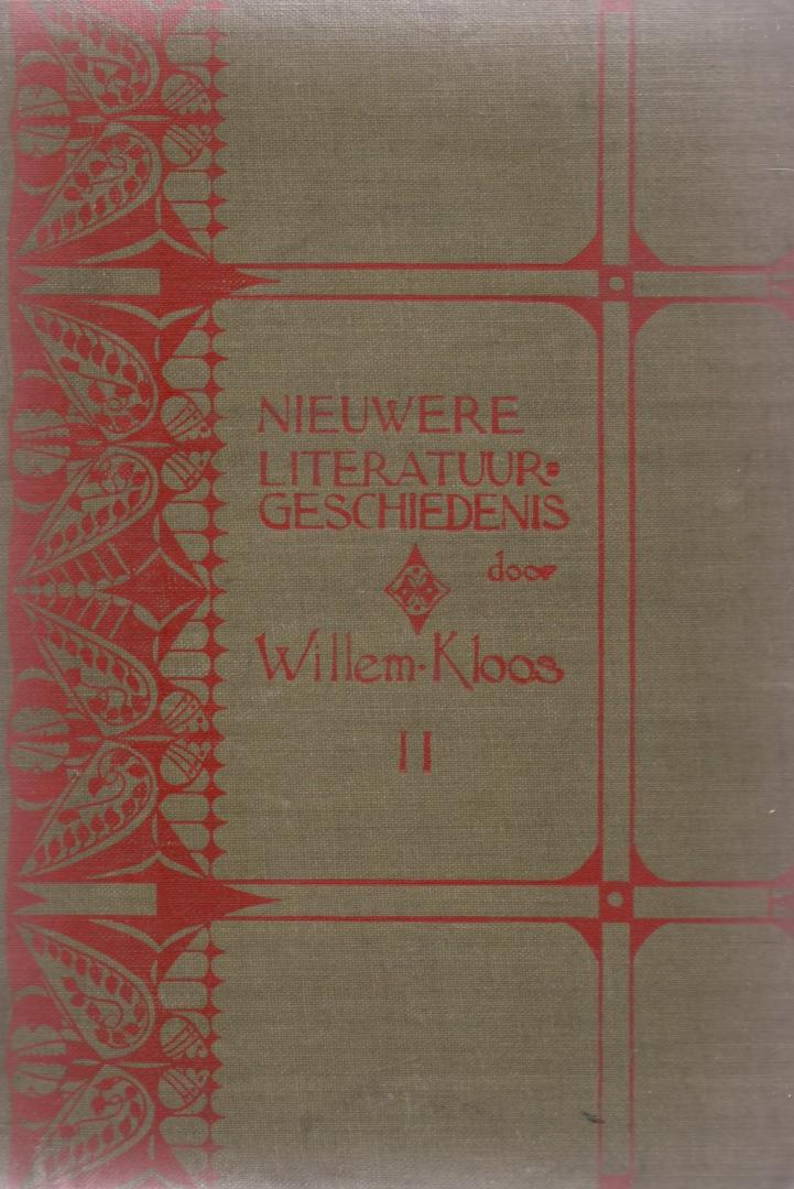Kloos, Willem - Nieuwere Literatuur-Geschiedenis, dl I,II &III