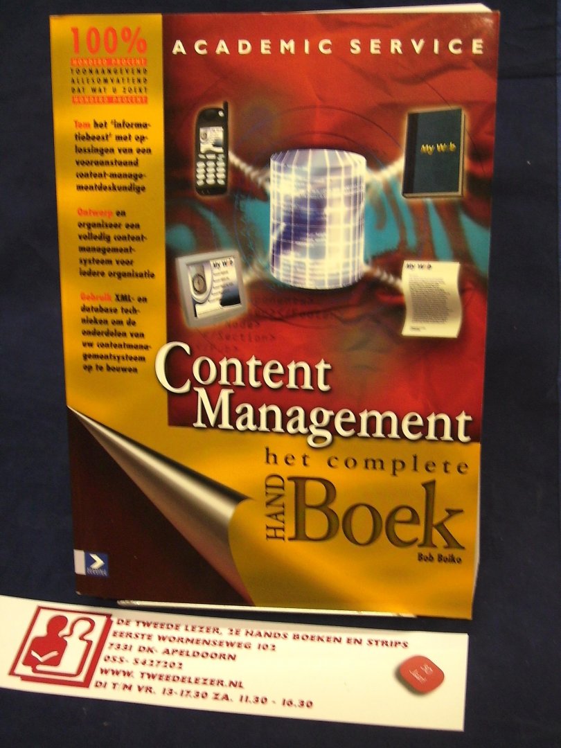 Boiko, Bob - Content Management , Het complete handboek