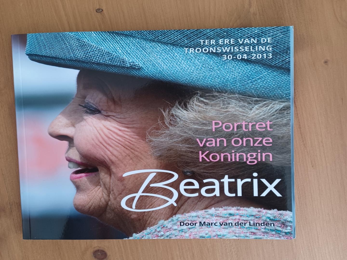 Linden, Marc van der - Portret van onze koningin Beatrix, ter ere van de troonswisseling 30-04-2013