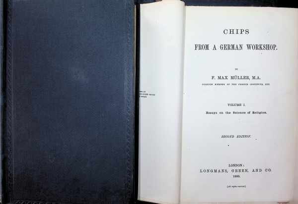 F. Max Müller M. A. - Chips from a German Workshop.  4 Volumes