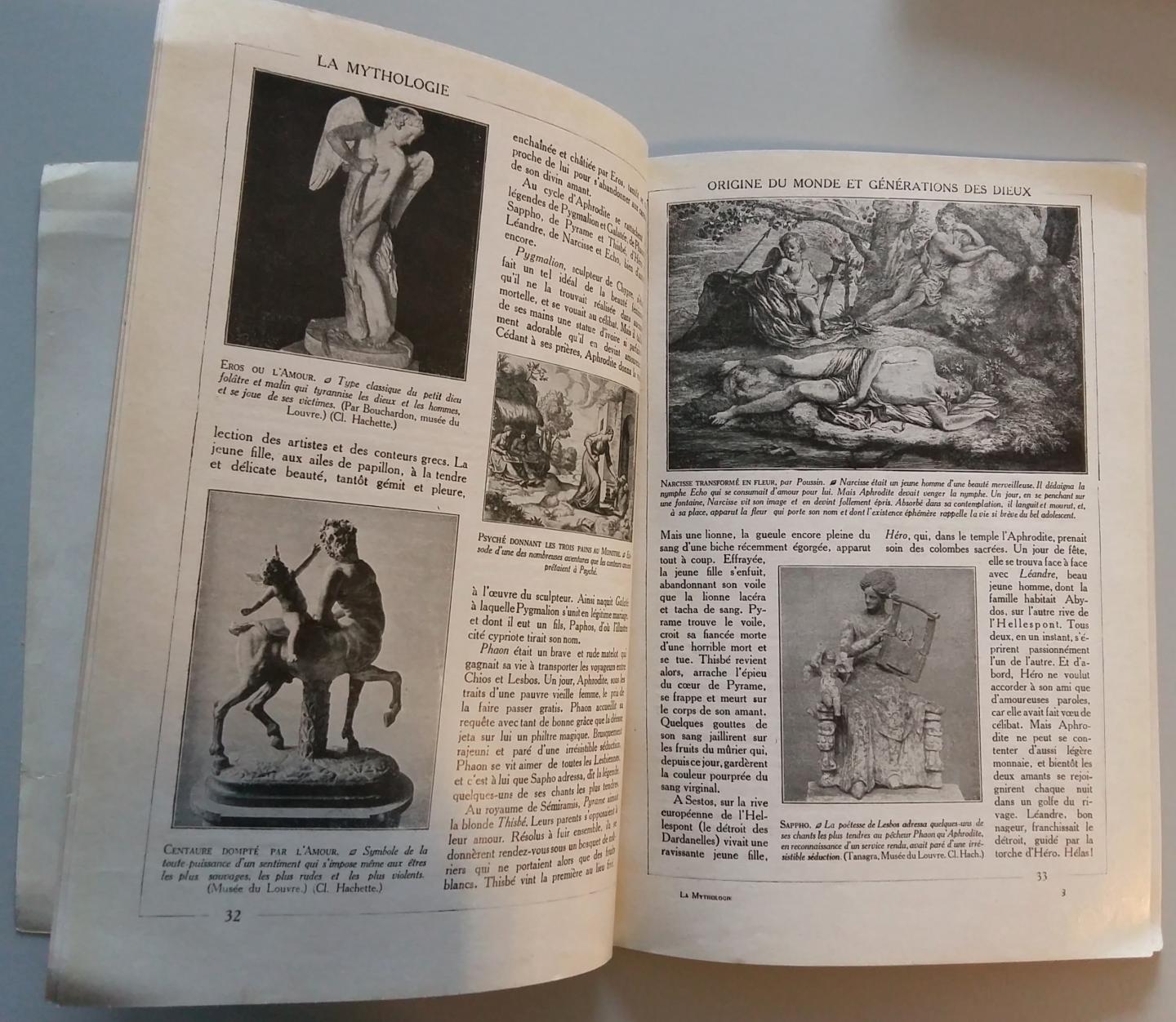  - La Mythologie - Encyclopédie par l'image, Librairie Hachette