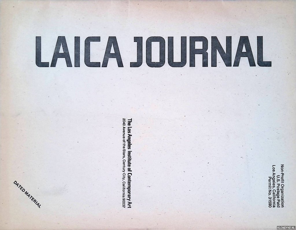 Brennan, Barry - Laica Journal - October-November, 1976, Number 12