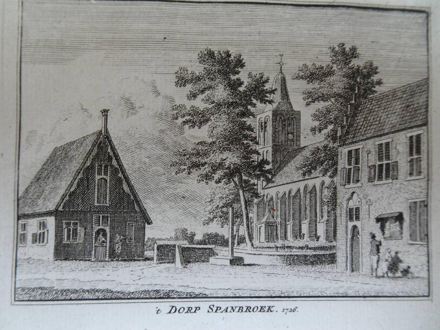 Spanbroek. - 't Dorp Spanbroek, 1726.