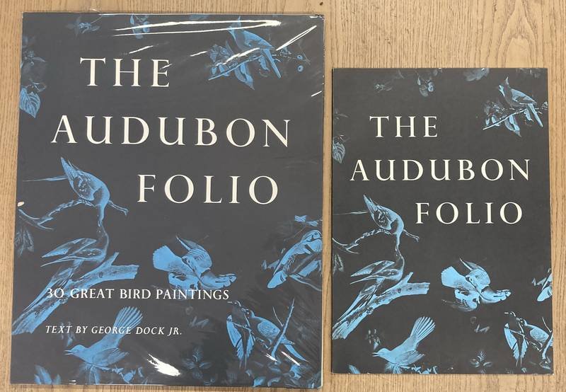 AUDUBON, JOHN JAMES - DOCK JR., GEORGE (TEXT). - Audubon Folio 30 Great Bird Paintings. Text by George Dock Jr .