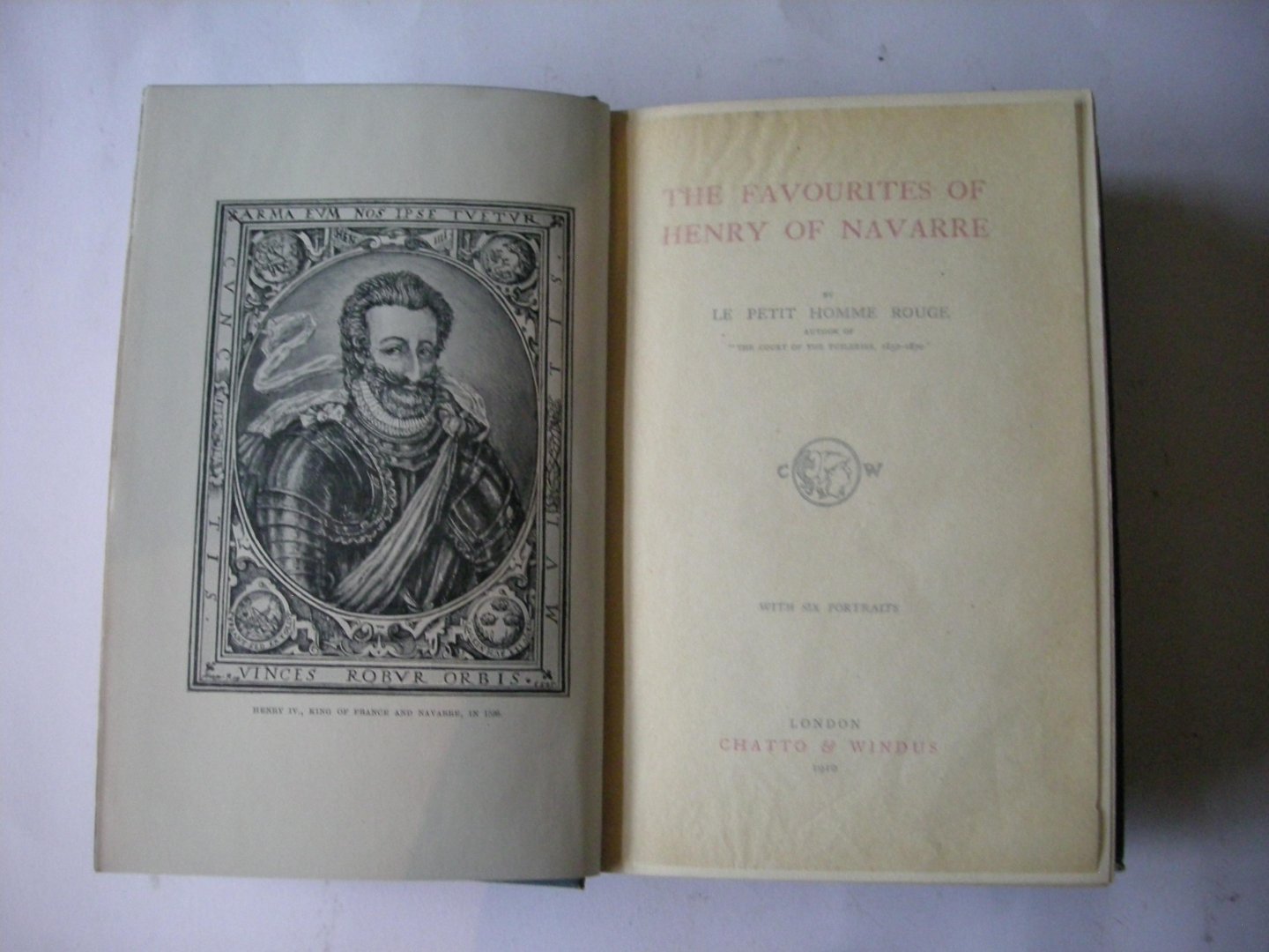 Le Petit Homme Rouge - The Favourites of Henry of Navarre