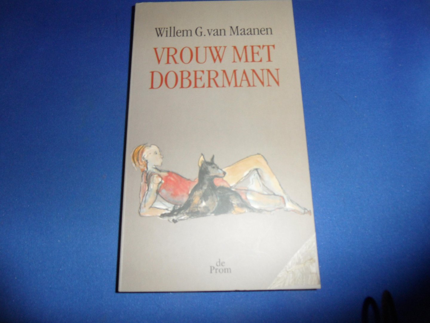 Maanen, Willem G. - Vrouw met Dobermann