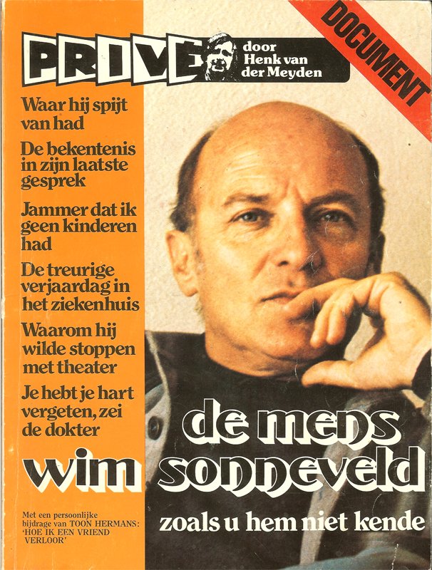 Henk van der Meijden - De mens Wim Sonneveld PRIVE