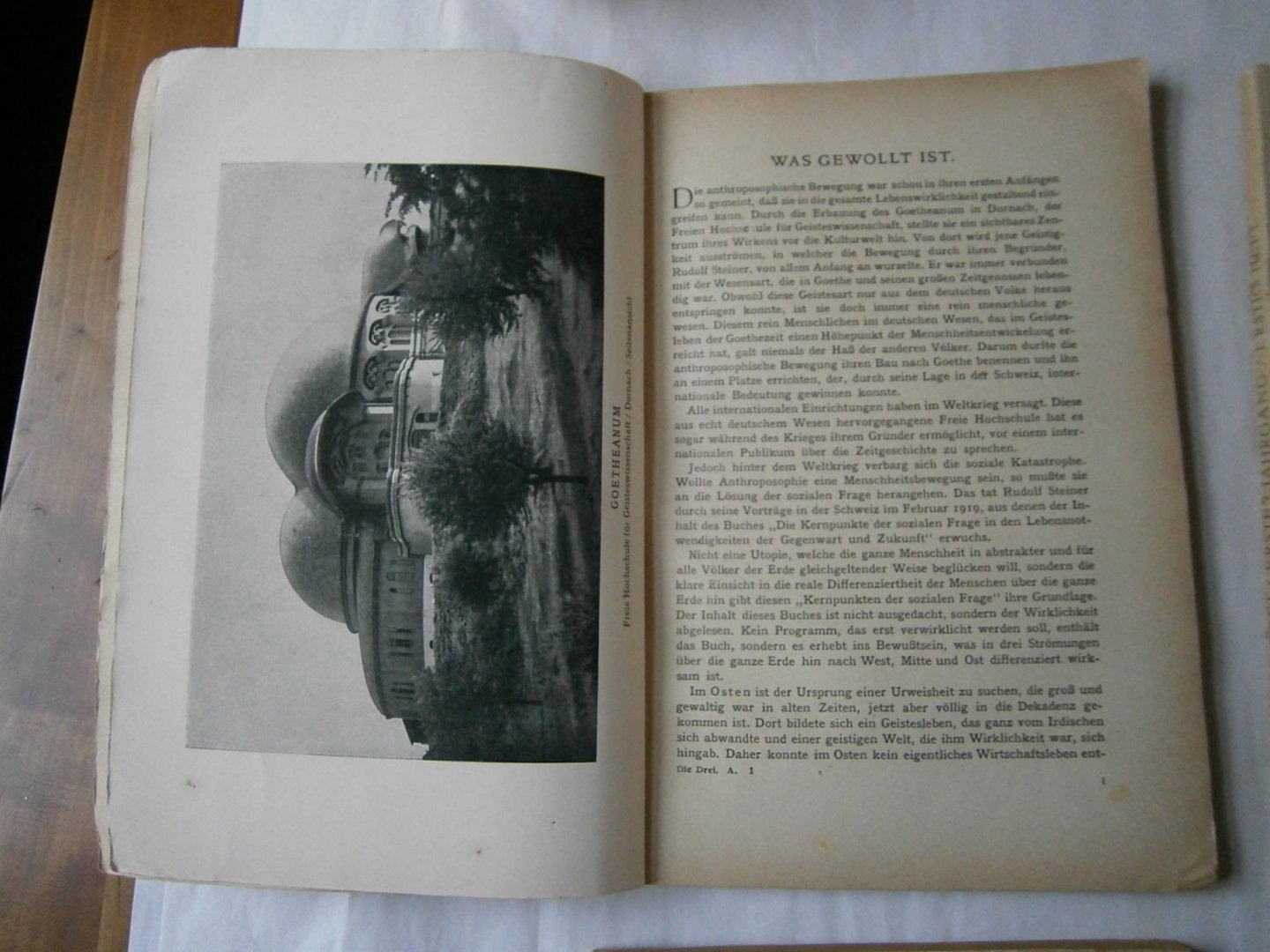 Rudolf Steiner u.a. - Die Drei Monatsschrift für Anthroposopfie und Dreigliederung