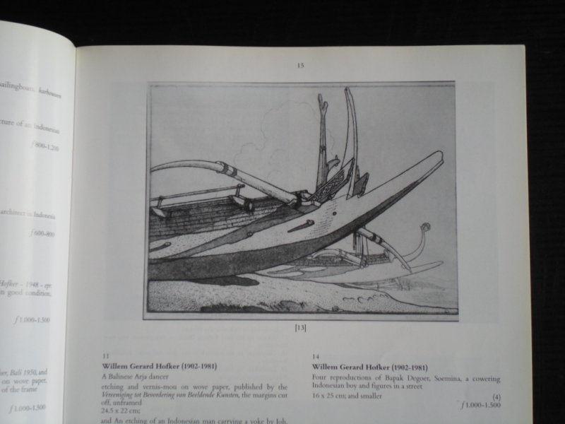 Catalogus Christie's - Indonesian Pictures, Watercolours, Drawings and Works of Art