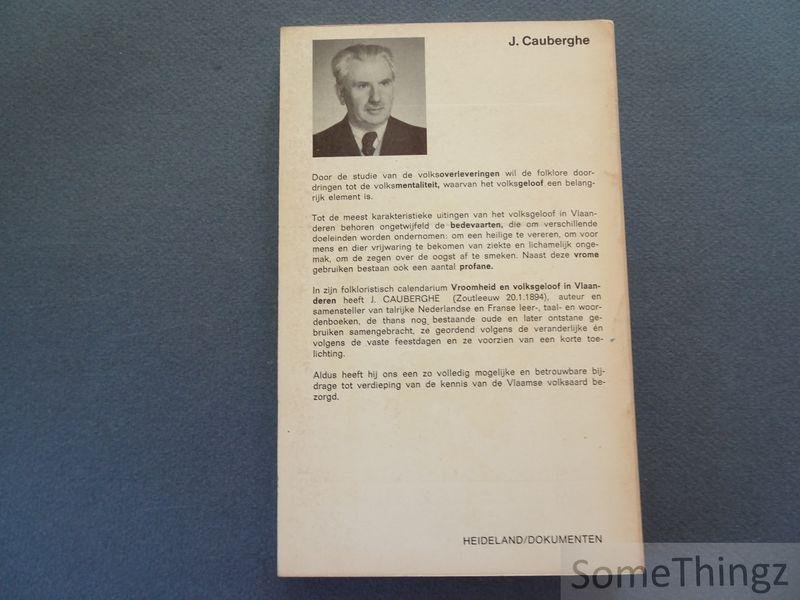 Cauberghe, J. - Vroomheid en volksgeloof in Vlaanderen, Folkloristisch calendarium