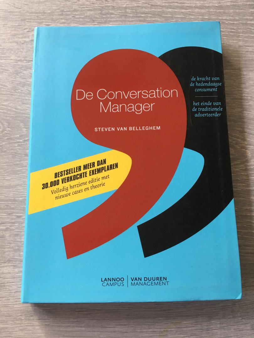Belleghem, Steven van - De conversation manager 2013