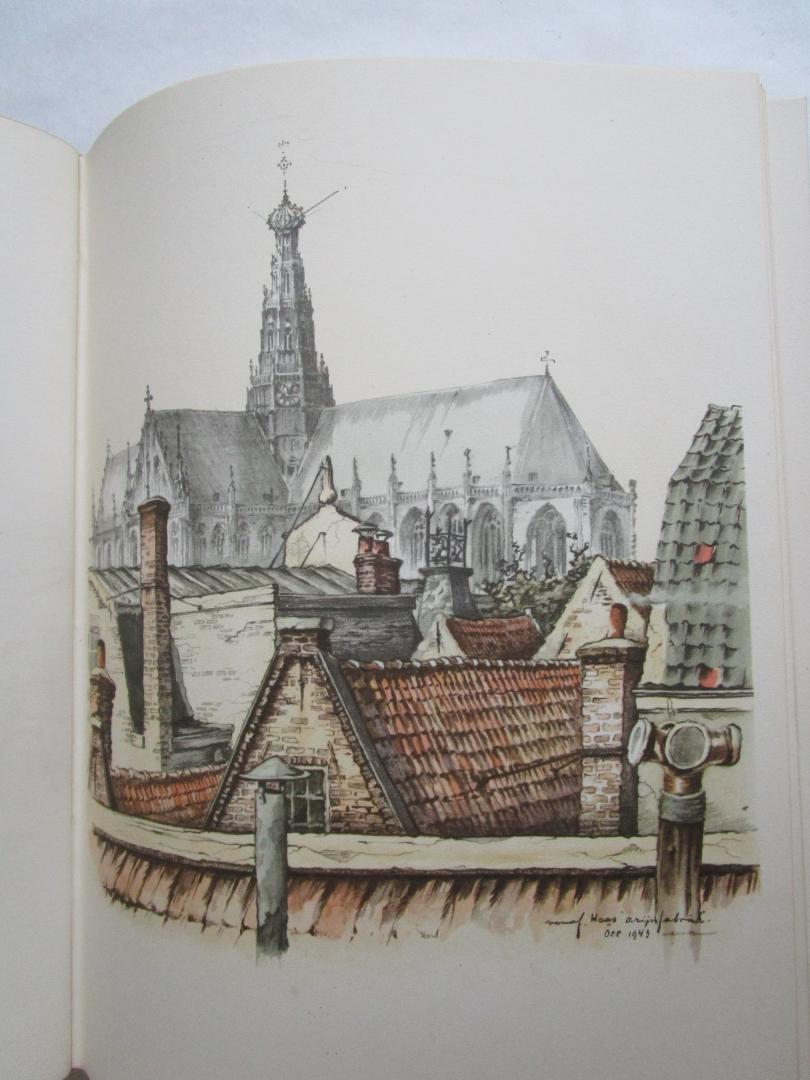 Melchior, A. (teekening en tekst) - De Haarlemsche Sint Bavo of Groote Kerk