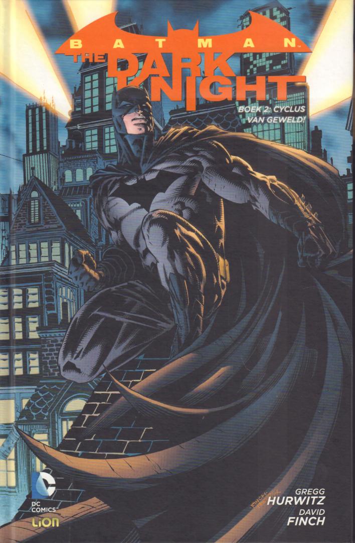 Finch, David a.o. - Batman The Dark Night Boek 1 : Angsten, Boek 2 : Cyclus van Geweld, Boek 3 : Gek, hardcovers, gave staat (nieuwstaat)