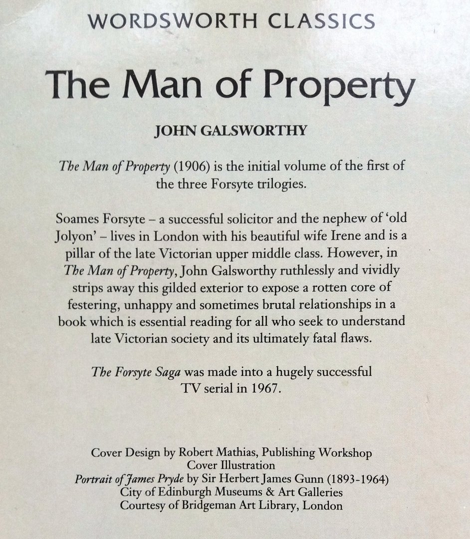 Galsworthy, John - The Man of Property (ENGELSTALIG)