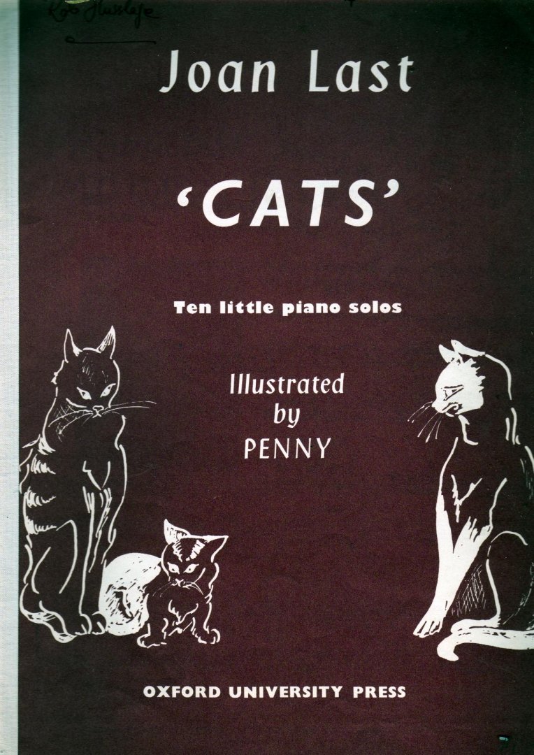 Dean, Folk. Sheet music - Cats. Tien kleine piano-solo's
