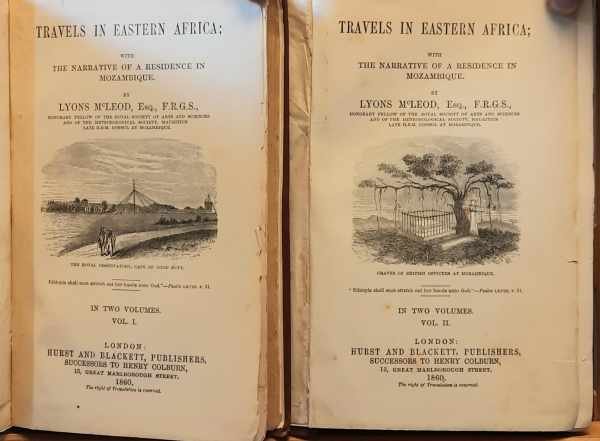 McLeod Lyons - Travels in Eastern Africa with the narrative of a residence in Mozambique. 2 Volumes