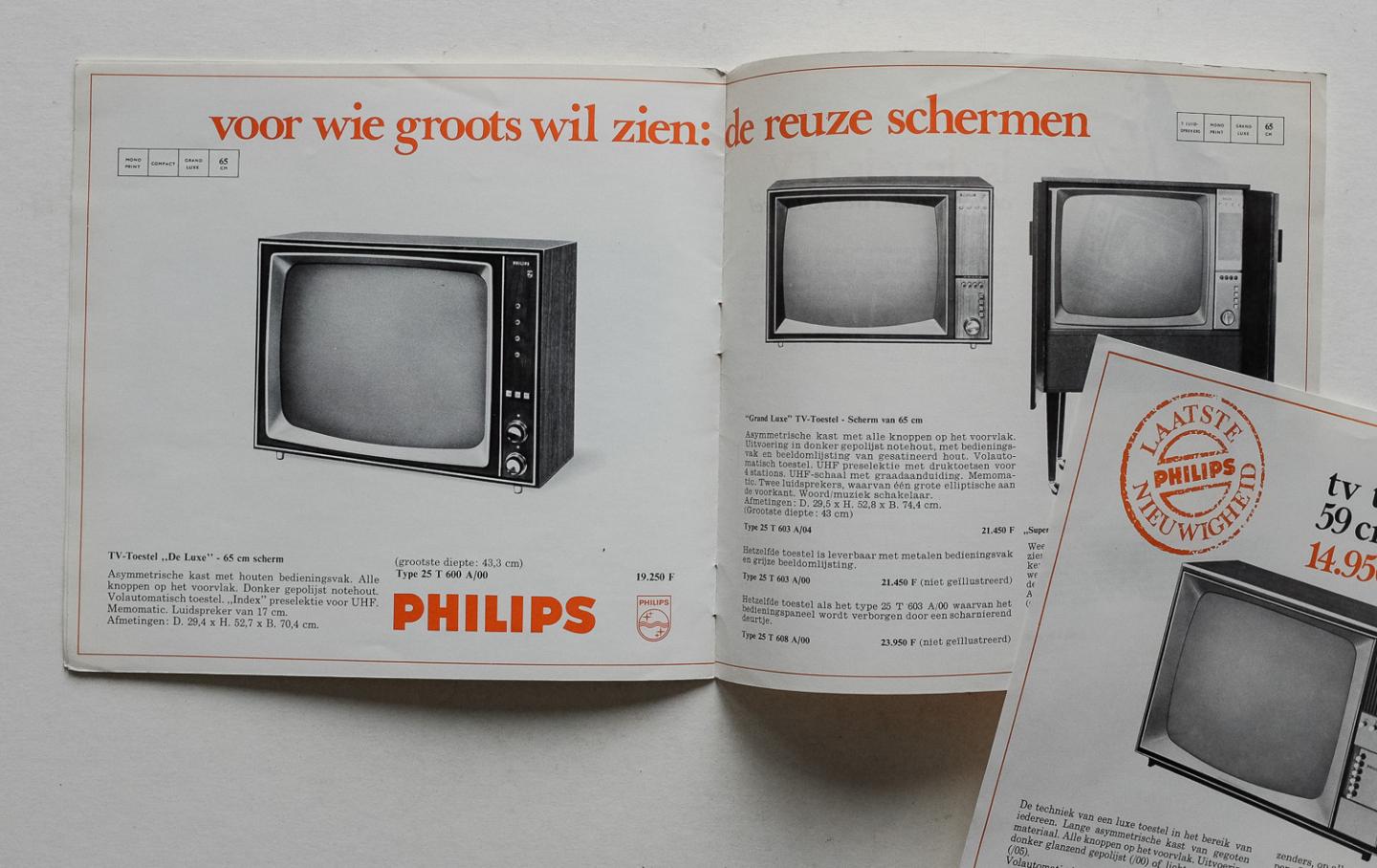 Philips Gloeilampenfabrieken Nederland n.v., Eindhoven - TV Philips 68 - nog automatischer!