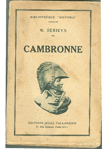 Serieyx, W. - Cambronne