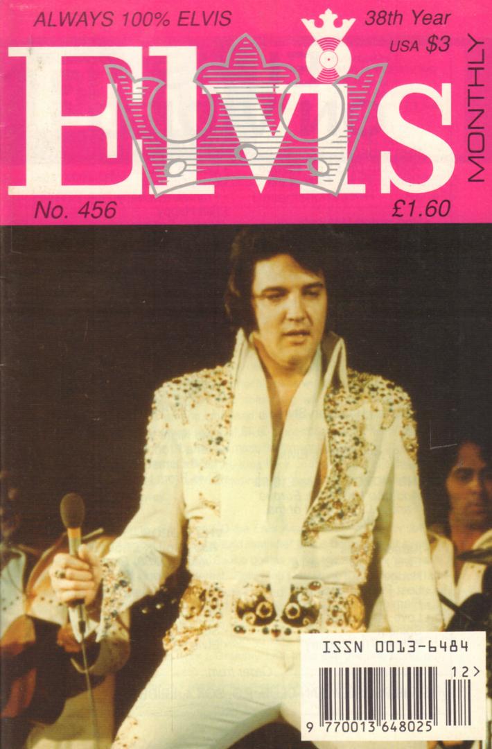 Official Elvis Presley Organisation of Great Britain & the Commonwealth - ELVIS MONTHLY 1997 No. 456,  Monthly magazine published by the Official Elvis Presley Organisation of Great Britain & the Commonwealth, formaat : 12 cm x 18 cm, geniete softcover, goede staat