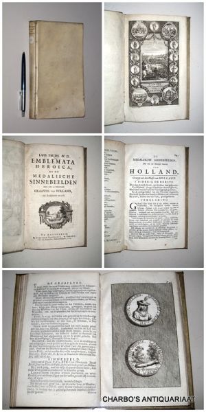 SMIDS, LUD., - Emblemata heroica, of de medalische sinnebeelden der ses en dertigh Graaven van Holland, met konstplaaten vercierd.