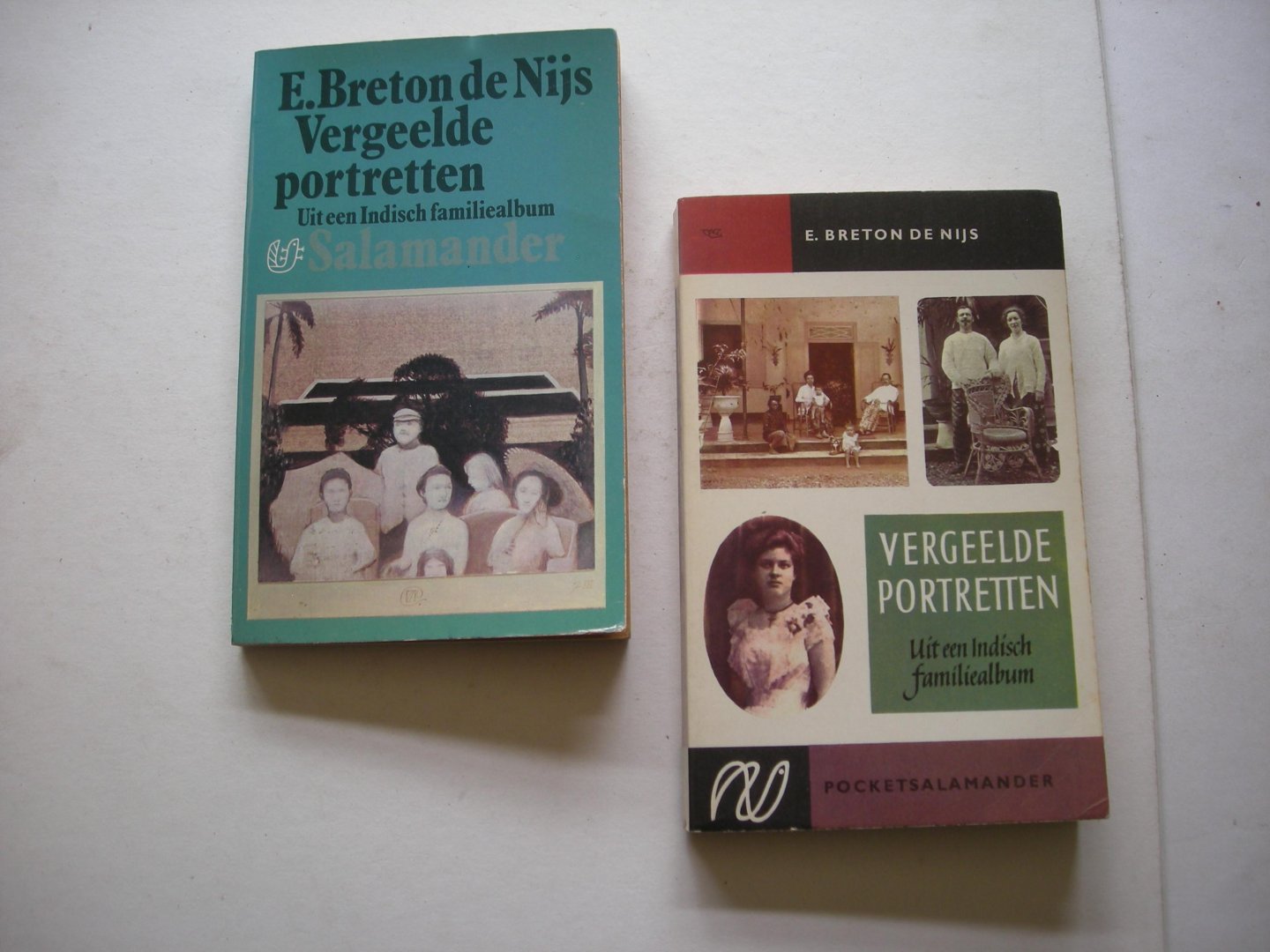 Breton de Nijs, E. / omslag Peter van Poppel - Vergeelde portretten. Uit een Indisch familiealbum