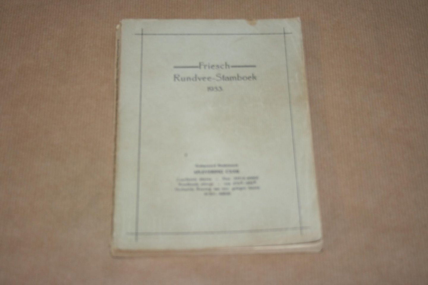  - Friesch Rundvee-Stamboek - 1953  --  Zwartbonte stieren - Roodbonte stieren