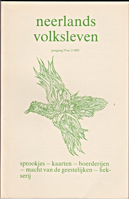 Haan, Tj.W.R. de e.a. (reds.) - Neerlands Volksleven, 33e jg. nr.2: sprookjes-kaarten-boerderijen-macht van de geestelijken-hekserij