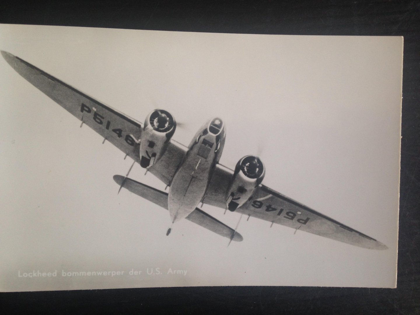  - Lockheed bommenwerper der U.S.Army, Ongelopen kaart