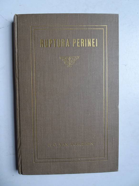 Tongeren, F.C. van. - Ruptura Perinei. Proefschrift.