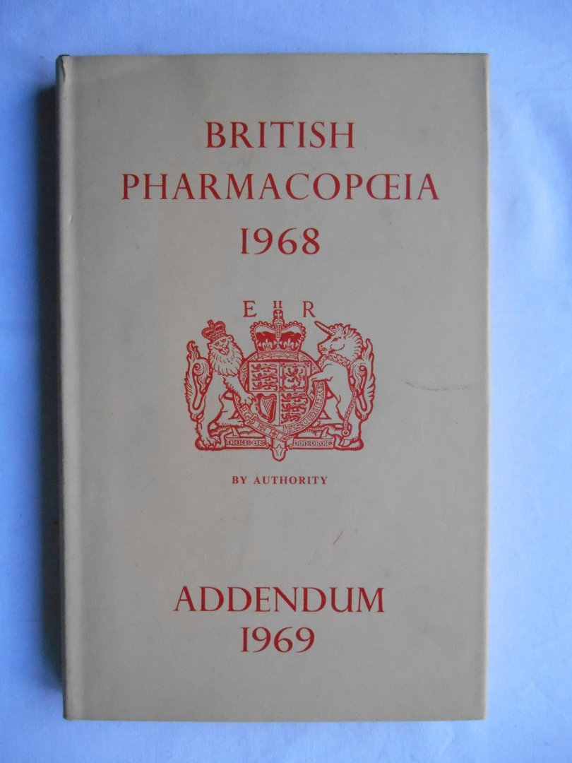 General Medical Council - British Pharmacopeia Addendum 1969