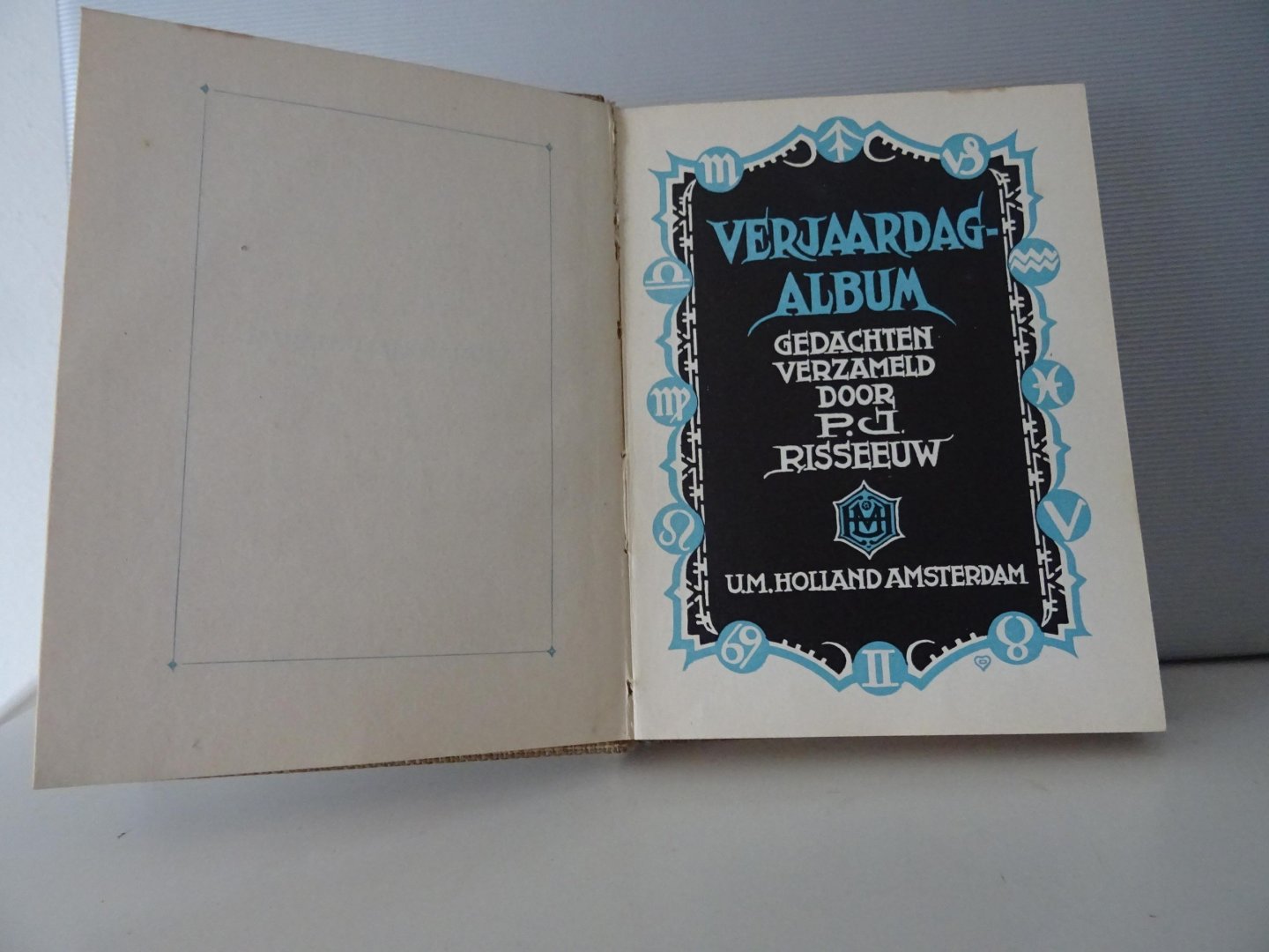 Risseeuw, R.J. - Verjaardag -album