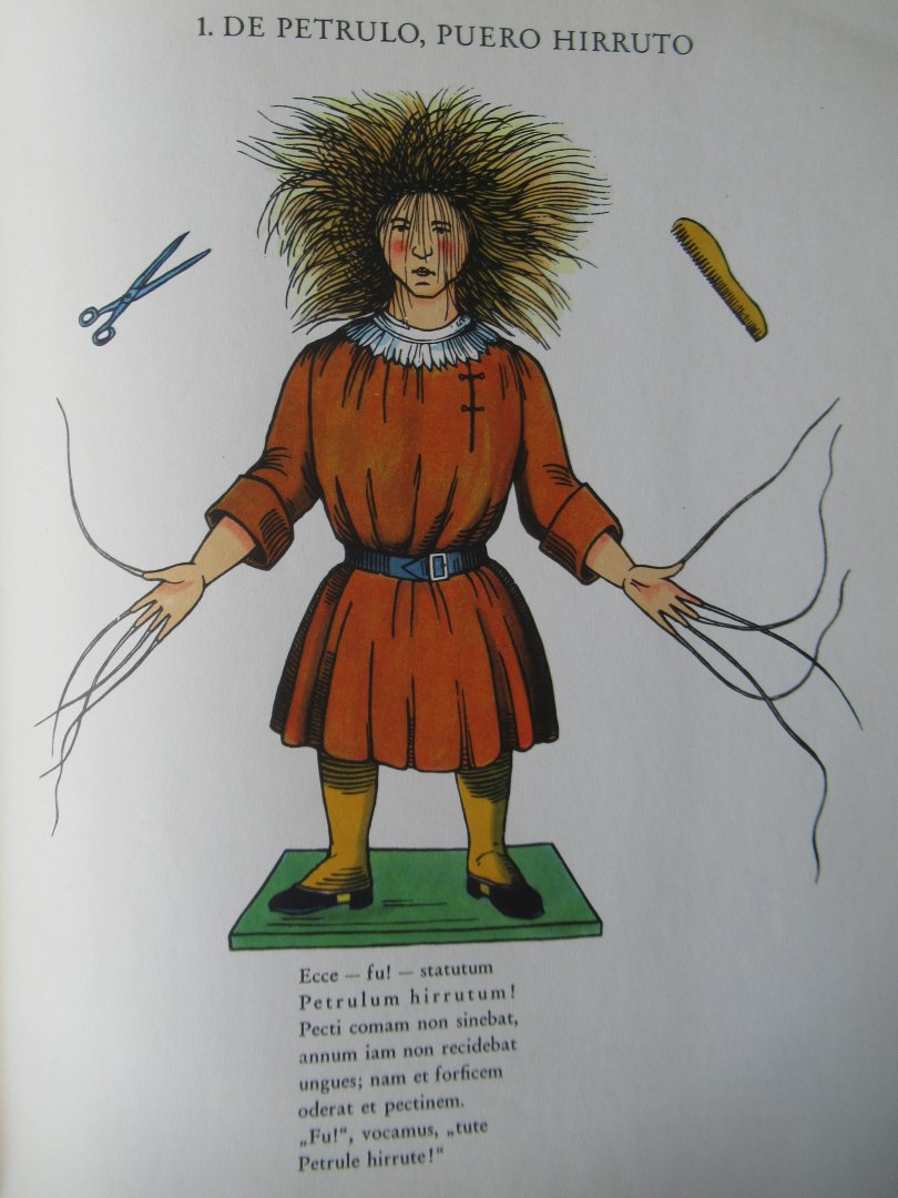 Hoffmann, Henricus - Petrulus Hirrutus. ('Der Struwwelpeter'). In sermonem latinum translatus ab E. Bornemann.