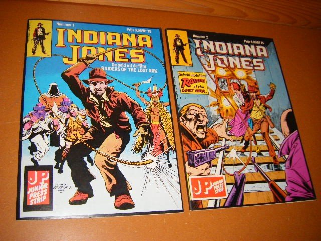 Ed. - Indiana Jones : nr. 1 + nr. 2. [Set van 2 boeken]