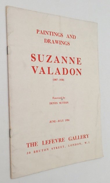 Sutton, Dennis, foreword, - Suzanne Valadon. Paintings and drawings